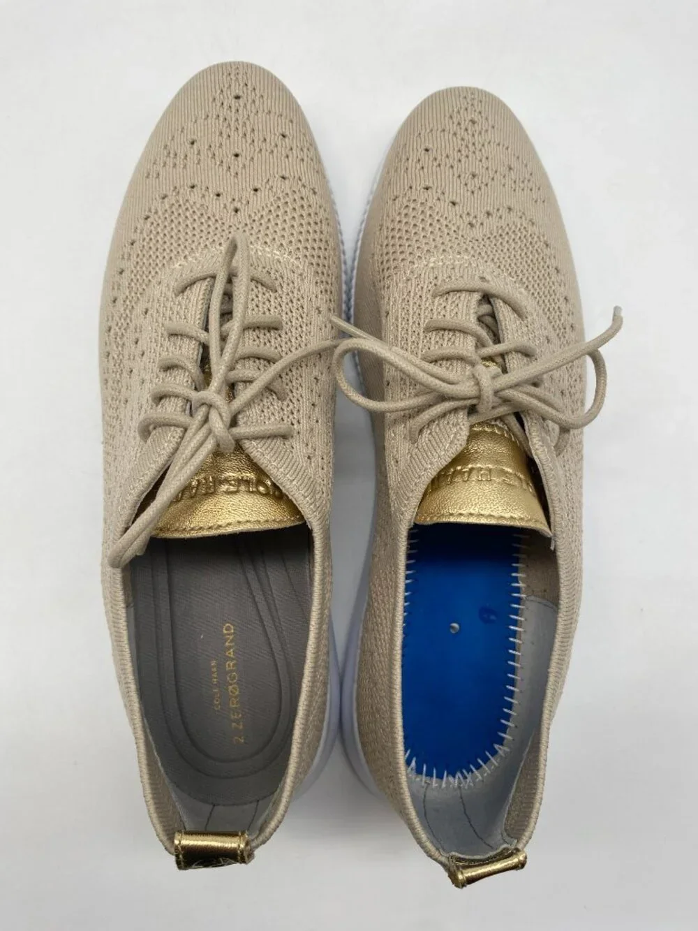 COLE HAAN ZERO GRAND STITCHLITE WOMEN'S WINGTIP COMFORT SHOES US WOMEN SIZE 10B